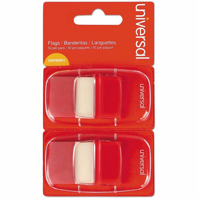 Universal Flag, Red, 100 / Pack, UNV99001