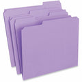Universal 1/3 Tab Cut Letter Top Tab File Folder, 8 1/2" Width x 11" Length, 100 Box, UNV16165