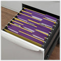 Universal 1/3 Tab Cut Letter Top Tab File Folder, 8 1/2" Width x 11" Length, 100 Box, UNV16165