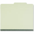 Universal 2/5 Tab Cut Letter Classification Folder, Green, 8 1/2" Width x 11" Length, 10 Box, UNV10271