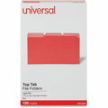 Universal 1/3 Tab Cut Legal Top Tab File Folder, 8 1/2" Width x 14" Length, 100 Box, UNV10523