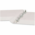 Universal Slant D-Ring View Binder, 3 Rings, 0.5" Capacity, 11 x 8.5, White, 8 1/2" Width x 11" Length, UNV20702