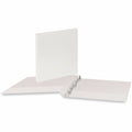 Universal Slant D-Ring View Binder, 3 Rings, 0.5" Capacity, 11 x 8.5, White, 8 1/2" Width x 11" Length, UNV20702