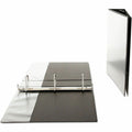 Universal Slant D-Ring View Binder, 3 Rings, 2" Capacity, 11 x 8.5, Black, 8 1/2" Width x 11" Length, UNV20745