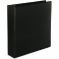 Universal Slant D-Ring View Binder, 3 Rings, 2" Capacity, 11 x 8.5, Black, 8 1/2" Width x 11" Length, UNV20745