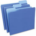 Universal 1/3 Tab Cut Letter Top Tab File Folder, 8 1/2" Width x 11" Length, 100 Box, UNV12301