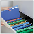 Universal 1/3 Tab Cut Letter Top Tab File Folder, 8 1/2" Width x 11" Length, 100 Box, UNV12301