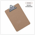 Universal Clipboard, Brown, 5" Width x 8" Length, UNV05610