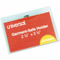 Universal Name Badge Holder, Clear, 50 / Box, UNV56003