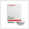 Universal Pocket Folder, 11" Width x 8 1/2" Length, 25 Box, UNV56611
