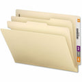 Universal Straight Tab Cut Letter Classification Folder, Manila, 8 1/2" Width x 11" Length, 10 Box, UNV16150