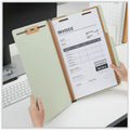 Universal 2/5 Tab Cut Legal Classification Folder, Green, 8 1/2" Width x 14" Length, 10 Box, UNV10281