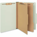 Universal 2/5 Tab Cut Legal Classification Folder, Green, 8 1/2" Width x 14" Length, 10 Box, UNV10281