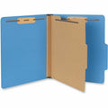 Universal 2/5 Tab Cut Letter Classification Folder, Cobalt Blue, 8 1/2" Width x 11" Length, 10 Box, UNV10201