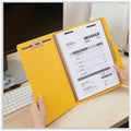 Universal 2/5 Tab Cut Letter Classification Folder, Yellow, 8 1/2" Width x 11" Length, 10 Box, UNV10204