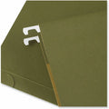 Universal 1/5 Tab Cut Letter Hanging Folder, Standard Green, 8 1/2" Width x 11" Length, 25 Box, UNV14141