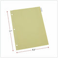Universal Insertable Tab Index, 8-Tab, 11 x 8.5, Buff, Clear Tabs, 24 Sets, 8.50" Width x 11" Length, UNV20841
