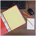 Universal Insertable Tab Index, 8-Tab, 11 x 8.5, Buff, Clear Tabs, 24 Sets, 8.50" Width x 11" Length, UNV20841