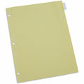 Universal Insertable Tab Index, 8-Tab, 11 x 8.5, Buff, Clear Tabs, 24 Sets, 8.50" Width x 11" Length, UNV20841