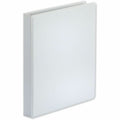 Universal Deluxe Easy-to-Open D-Ring View Binder, 3 Rings, 1" Capacity, 11 x 8.5, White, 8 1/2" Width x 11" Length, UNV30712