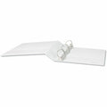 Universal Slant D-Ring View Binder, 3 Rings, 2" Capacity, 11 x 8.5, White, 8 1/2" Width x 11" Length, UNV20746