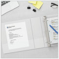 Universal Slant D-Ring View Binder, 3 Rings, 2" Capacity, 11 x 8.5, White, 8 1/2" Width x 11" Length, UNV20746