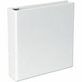 Universal Slant D-Ring View Binder, 3 Rings, 2" Capacity, 11 x 8.5, White, 8 1/2" Width x 11" Length, UNV20746