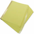 Universal Index Divider, Buff, 8.50" Width x 11" Length, 1 Set, UNV20813