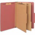 Universal 2/5 Tab Cut Legal Classification Folder, Red, 8 1/2" Width x 14" Length, 10 Box, UNV10280