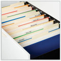 Universal 1/5 Tab Cut Legal Hanging Folder, Blue, 8 1/2" Width x 14" Length, 25 Box, UNV14216