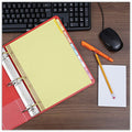 Universal Index Divider, Buff, 8.50" Width x 11" Length, 24 Set, UNV20860
