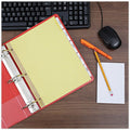 Universal Index Divider, Buff, 8.50" Width x 11" Length, 24 Set, UNV20861