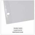 Universal Deluxe Write-On/Erasable Tab Index, 5-Tab, 11 x 8.5, White, Assorted Tabs, 1 Set, 8.50" Width x 11" Length, UNV20816