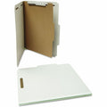 Universal 2/5 Tab Cut Letter Classification Folder, Gray, 8 1/2" Width x 11" Length, 10 Box, UNV10252