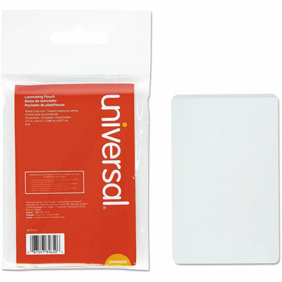 Universal Laminating Pouch, Clear, 25 / Pack, UNV84650