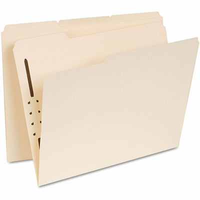 Universal 1/3 Tab Cut Letter Classification Folder, Manila, 8 1/2" Width x 11" Length, 50 Box, UNV13410