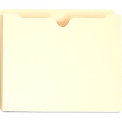 Universal Straight Tab Cut Letter File Jacket, Manila, 8 1/2" Width x 11" Length, 50 Box, UNV73500