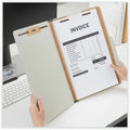 Universal 2/5 Tab Cut Legal Classification Folder, Gray, 8 1/2" Width x 14" Length, 10 Box, UNV10297