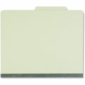 Universal 2/5 Tab Cut Letter Classification Folder, Green, 8 1/2" Width x 11" Length, 10 Box, UNV10251