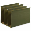 Universal 1/5 Tab Cut Legal Hanging Folder, Standard Green, 8 1/2" Width x 14" Length, 25 Box, UNV14153