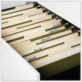 Universal 1/5 Tab Cut Legal Hanging Folder, Standard Green, 8 1/2" Width x 14" Length, 25 Box, UNV14153