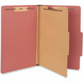Universal 2/5 Tab Cut Legal Classification Folder, Red, 8 1/2" Width x 14" Length, 10 Box, UNV10260