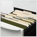 Universal 1/5 Tab Cut Letter Hanging Folder, Standard Green, 8 1/2" Width x 11" Length, 25 Box, UNV14143