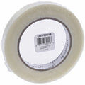 Universal 120# Utility Grade Filament Tape, 3" Core, 18 mm x 54.8 m, Clear, 1 Roll, UNV30018