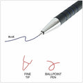 Universal Ballpoint Pen, Retractable, Fine 0.7 mm, Blue Ink, Blue Barrel, Dozen, 1 Dozen, UNV15521