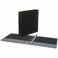 Universal Slant D-Ring View Binder, 3 Rings, 1.5" Capacity, 11 x 8.5, Black, 8 1/2" Width x 11" Length, UNV20743