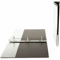 Universal Slant D-Ring View Binder, 3 Rings, 1.5" Capacity, 11 x 8.5, Black, 8 1/2" Width x 11" Length, UNV20743
