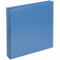 Universal Slant D-Ring View Binder, 3 Rings, 1.5" Capacity, 11 x 8.5, Light Blue, 8 1/2" Width x 11" Length, UNV20723