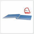 Universal Slant D-Ring View Binder, 3 Rings, 1.5" Capacity, 11 x 8.5, Light Blue, 8 1/2" Width x 11" Length, UNV20723