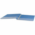 Universal Slant D-Ring View Binder, 3 Rings, 1.5" Capacity, 11 x 8.5, Light Blue, 8 1/2" Width x 11" Length, UNV20723